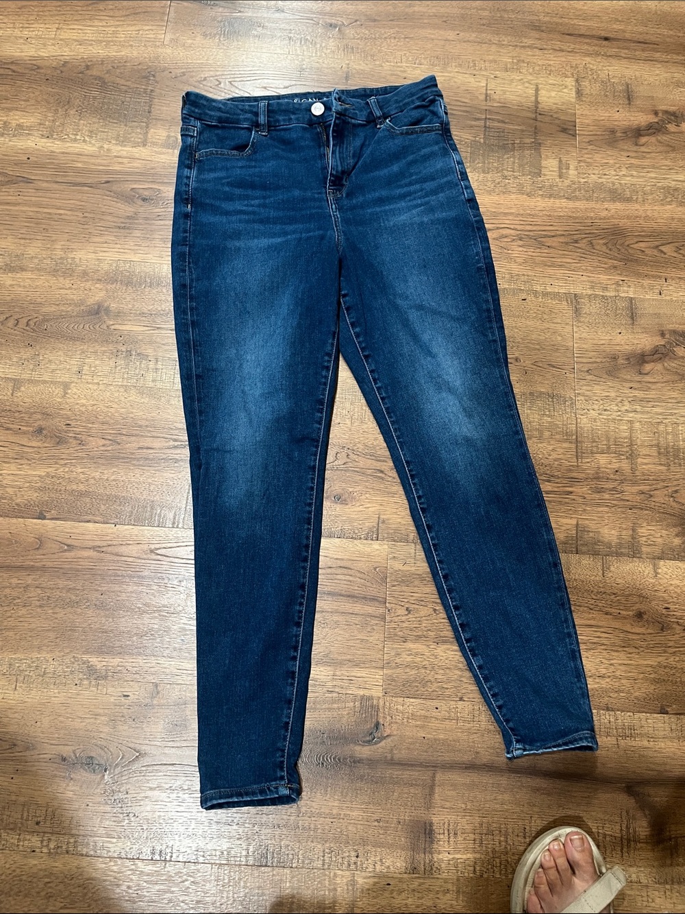 American Eagle Outfitters Dark Blue Skinny Jeans stretch size 10